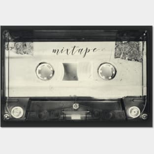 Negative Retro Cassette Tape Posters and Art